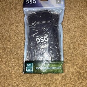 DSG Black Goalkeeper Gloves